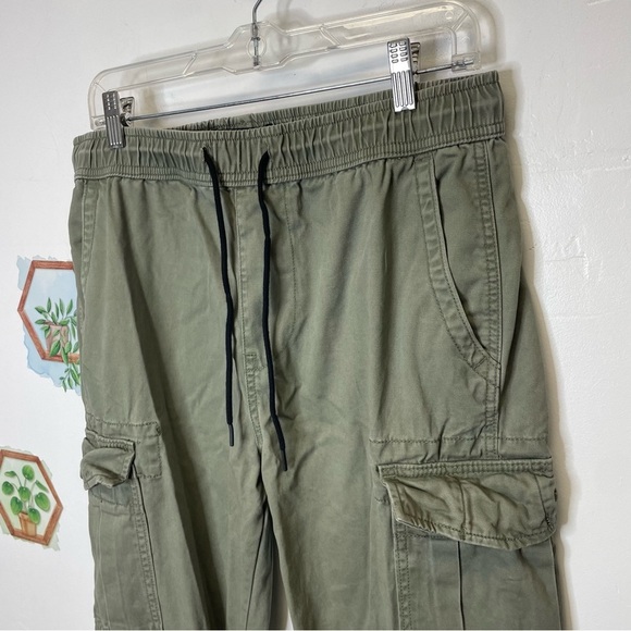 Aeropostale twill cargo jogger olive green mens medium - Picture 5 of 8